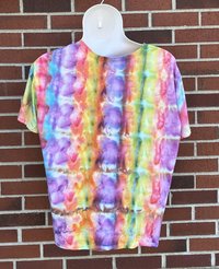 Hand dyed ice dye by Lucky Burrito Rolling Stones size women's XXXL