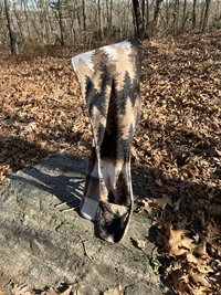 Handmade by Lucky Burrito Beautiful XL Hooded Scarves inspired by the designs of Sienna Rose* fully reversible plaid forest