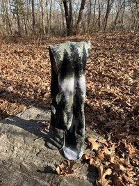 Handmade by Lucky Burrito Beautiful XL Hooded Scarves inspired by the designs of Sienna Rose* fully reversible Plaid and Evergreen
