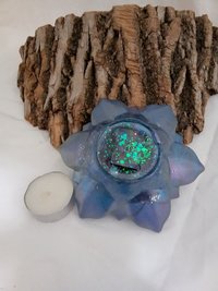 Resin Lotus Flower Tea Light/Candle Holder