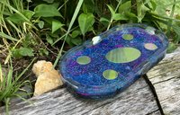 Resin Rolling / Trinket Tray  (galaxy mirrors theme)