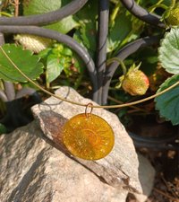 Handmade by Hailey Sun celestial medallion necklace