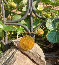 Handmade by Hailey Sun celestial medallion necklace