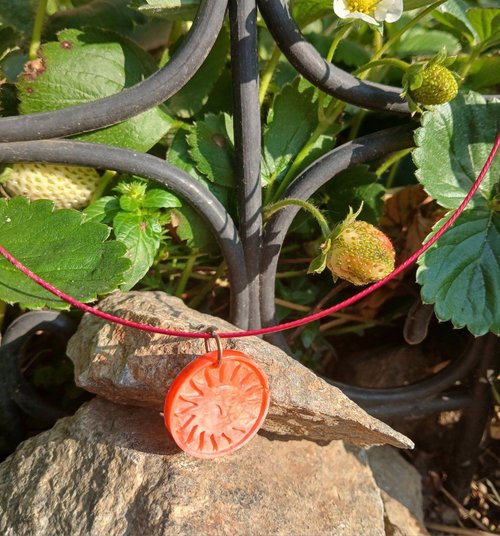 Handmade by Hailey Sun celestial medallion necklace