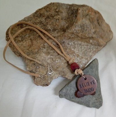 River Glass Necklace 