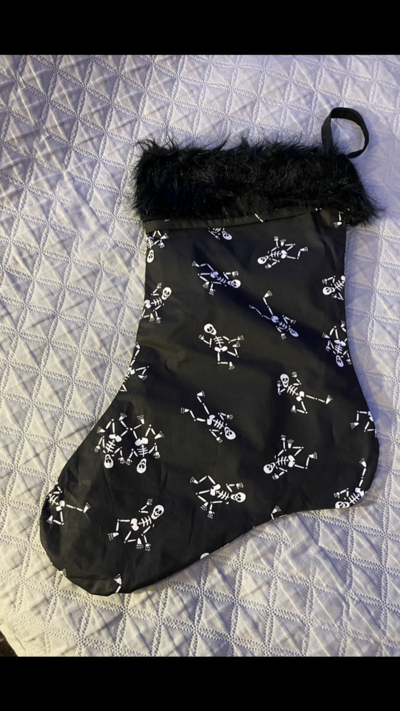 Dancing Skeletons  Holiday  Stocking 
