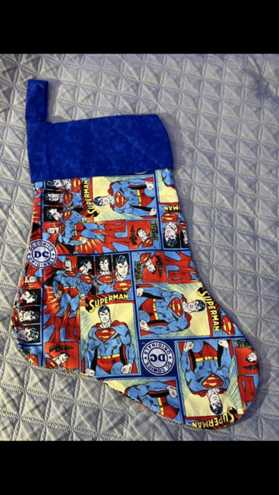 Superman  Holiday  Stocking 