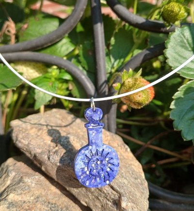 Handmade by Hailey celestial medallion potion necklace