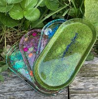 Oblong Resin Rolling/Trinket Tray