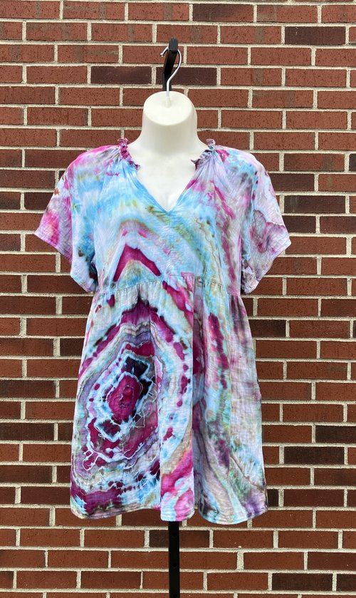 Hand dyed Old Navy dress XL
