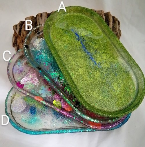 Oblong Resin Rolling/Trinket Tray