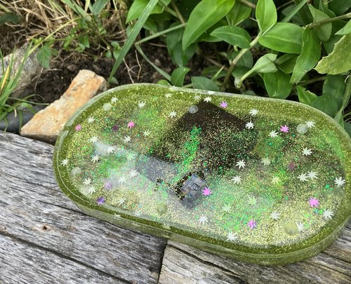 Grateful Dead Resin Rolling /Trinket Tray 