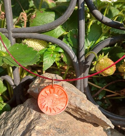 Handmade by Hailey Sun celestial medallion necklace